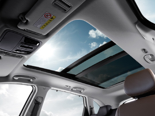 2017 쏘렌토 와이드 파노라마 썬루프.